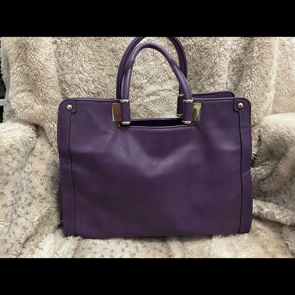 Purple Satchel Handbag